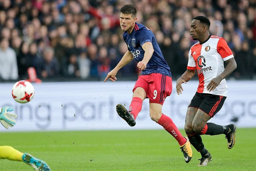 荷兰国家德比!阿贾克斯4-1大胜费耶诺德,亨特拉尔破门