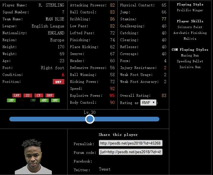 实况足球2018手感爆炸的前场球员推荐