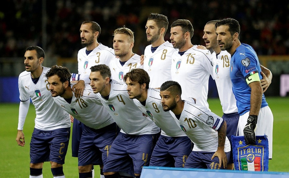 门票未定 球衣先发!2018世界杯意大利主场印号