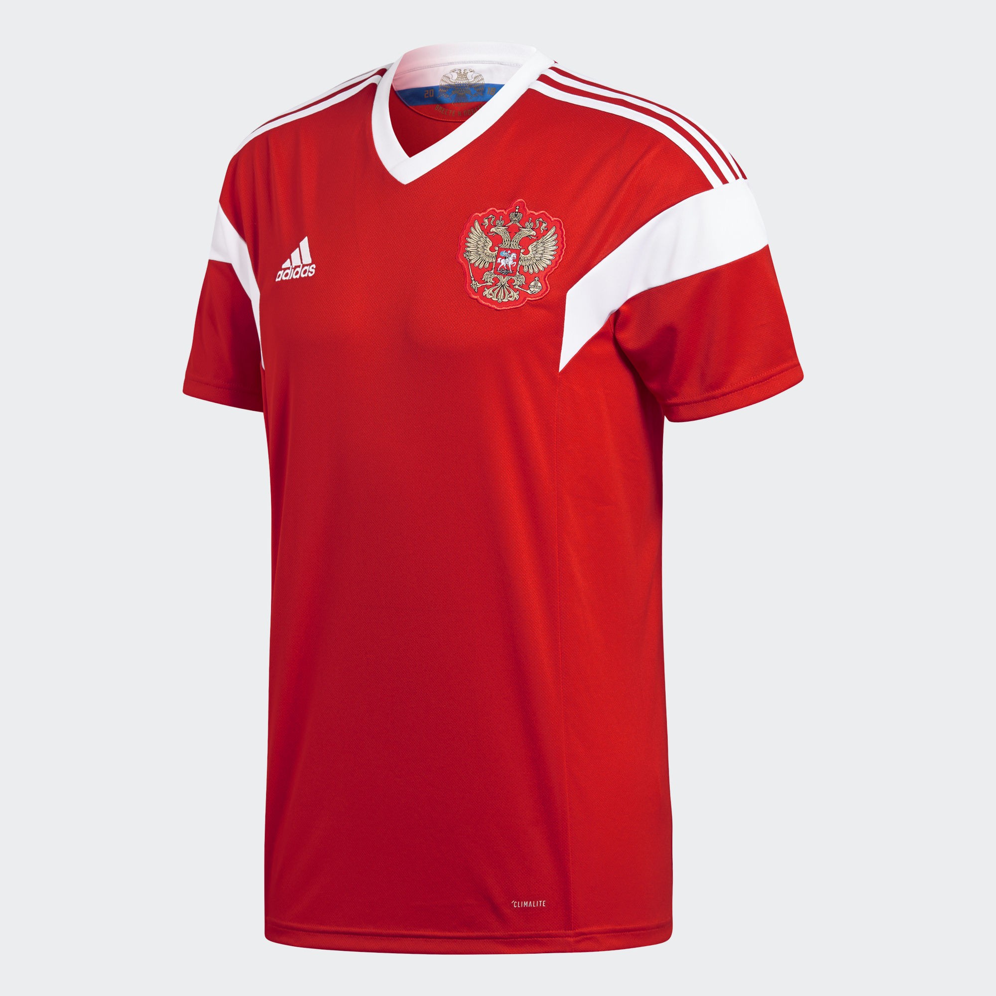 雄心壮志!俄罗斯国家队2018世界杯球衣发布!