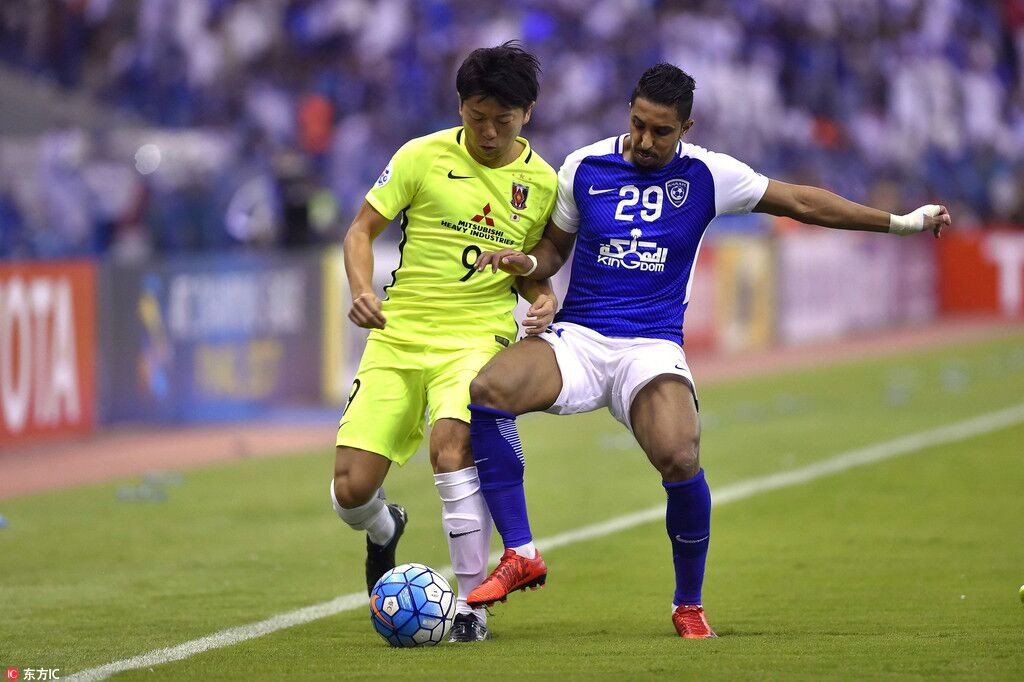 利雅得新月1-1浦和红钻,次回合25日进行,赫里