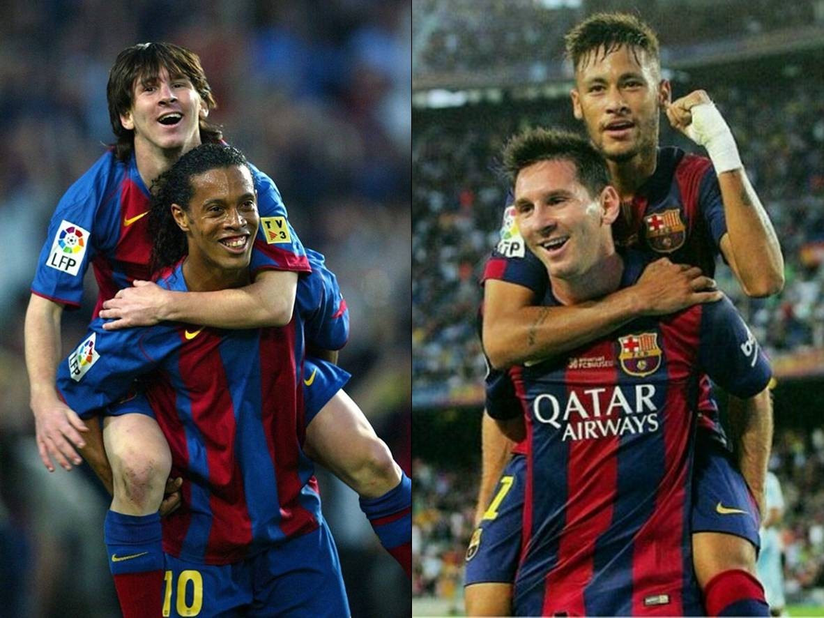 父之于子兄之于弟,诺坎普上空上跳动的两个精灵 — 巴塞罗那|梅西|罗