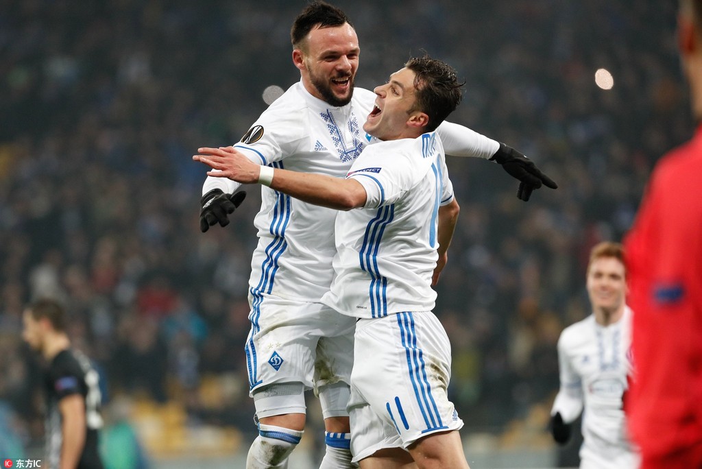 11月28日欧联杯联赛阶段第5轮特拉维夫马卡比vs里昂:托利索帽子戏法助里昂6-0狂胜创纪录登顶