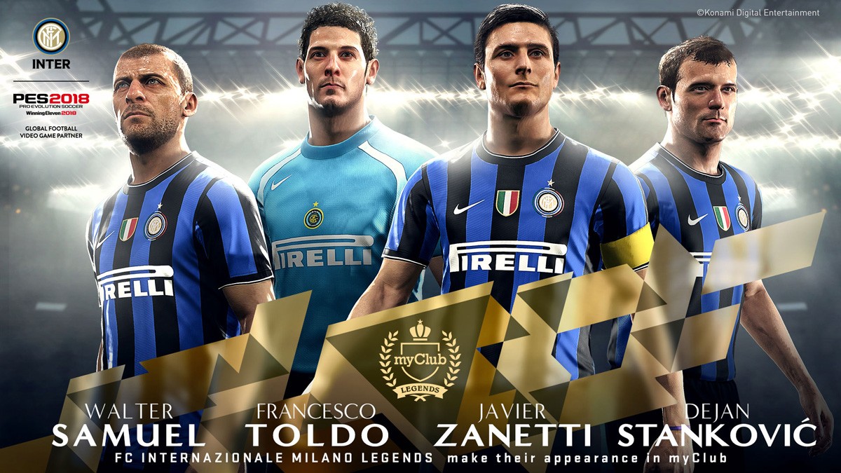 PES2018加入米兰双雄六大传奇巨星:古利特、