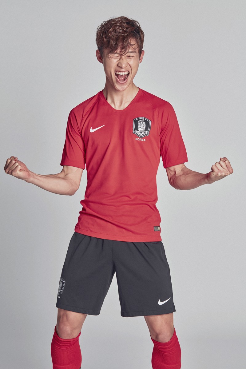 耐克发布韩国国家队2018世界杯主客场球衣