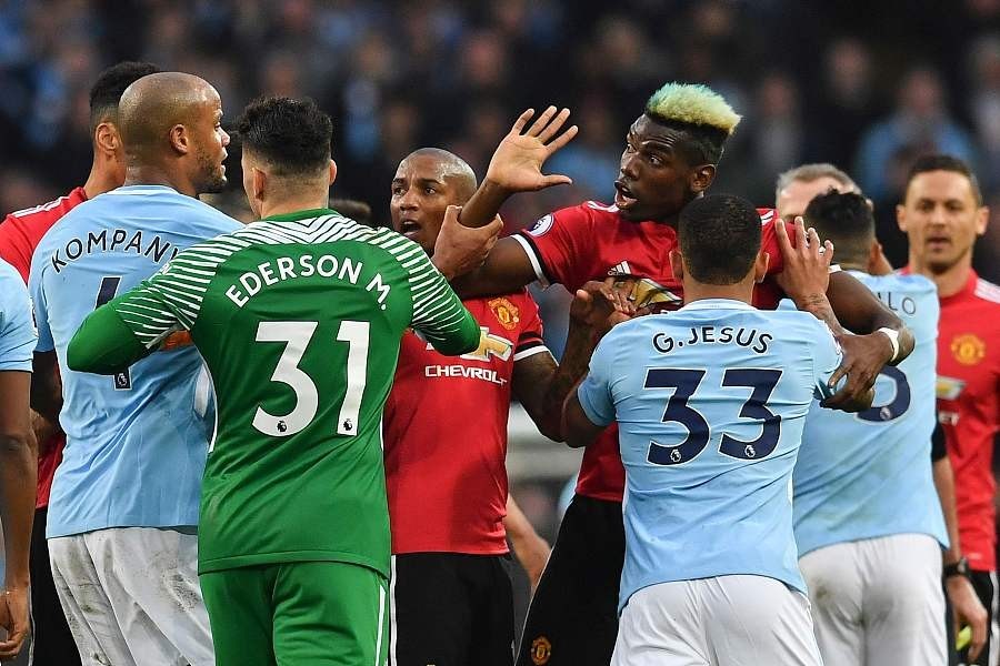 中场博弈,一场典型的曼市德比 — 曼联|曼城|懂球帝