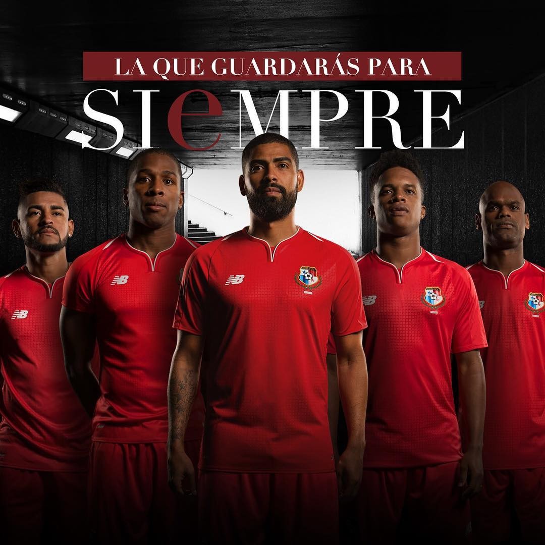 巴拿马国家队2018世界杯主场球衣发布