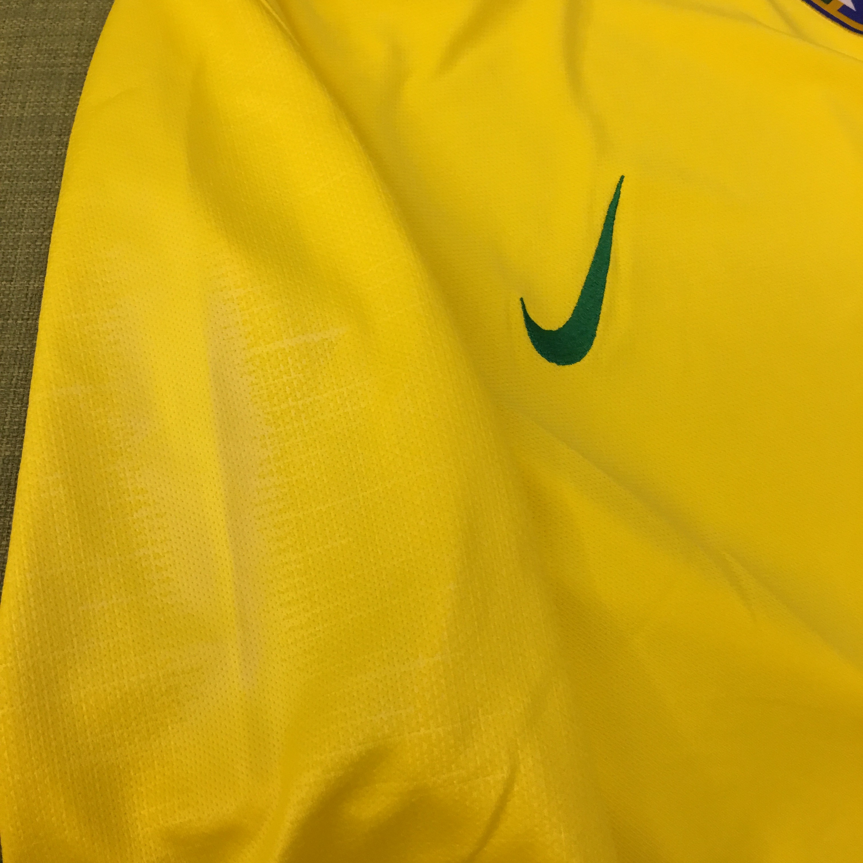 2018世界杯NIKE巴西队主场球迷版球衣印号实