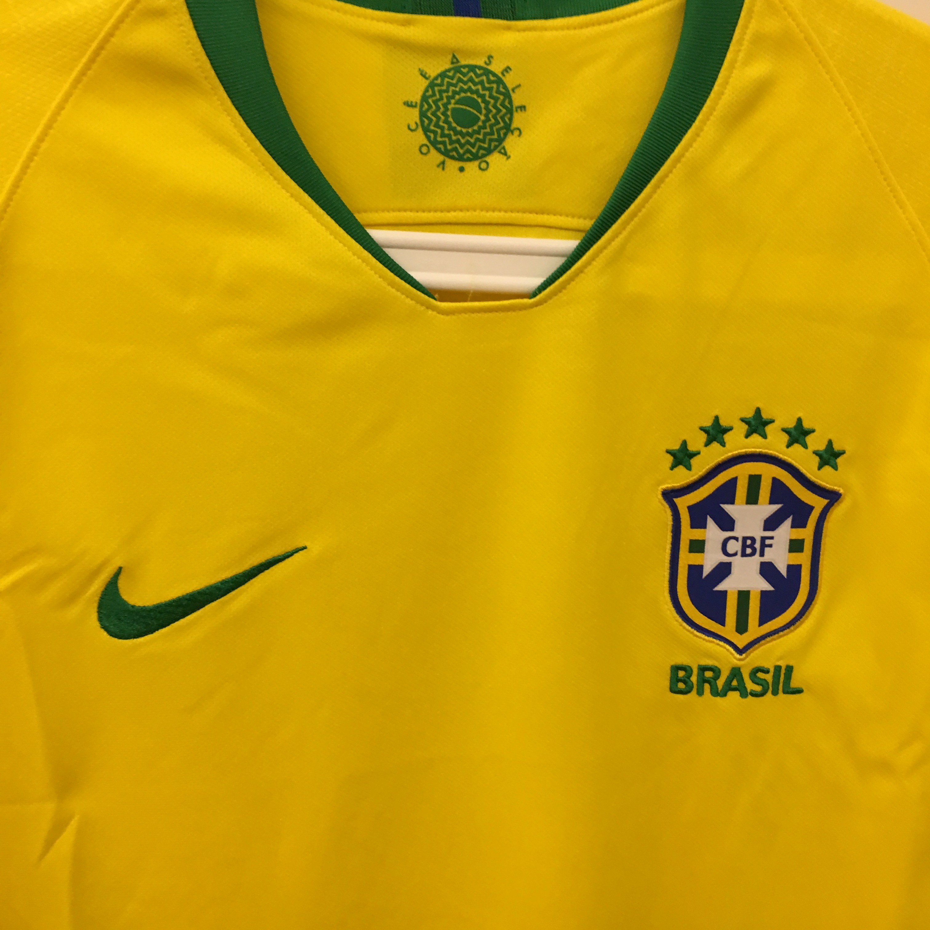2018世界杯NIKE巴西队主场球迷版球衣印号实