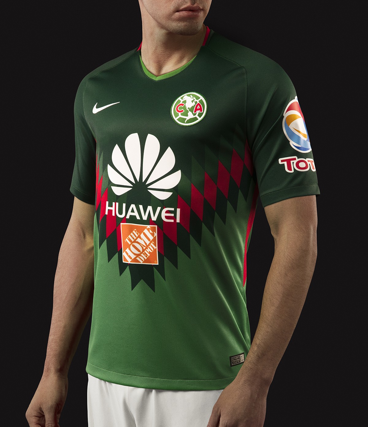 致敬祖国!墨西哥美洲2018赛季三色球衣发布!