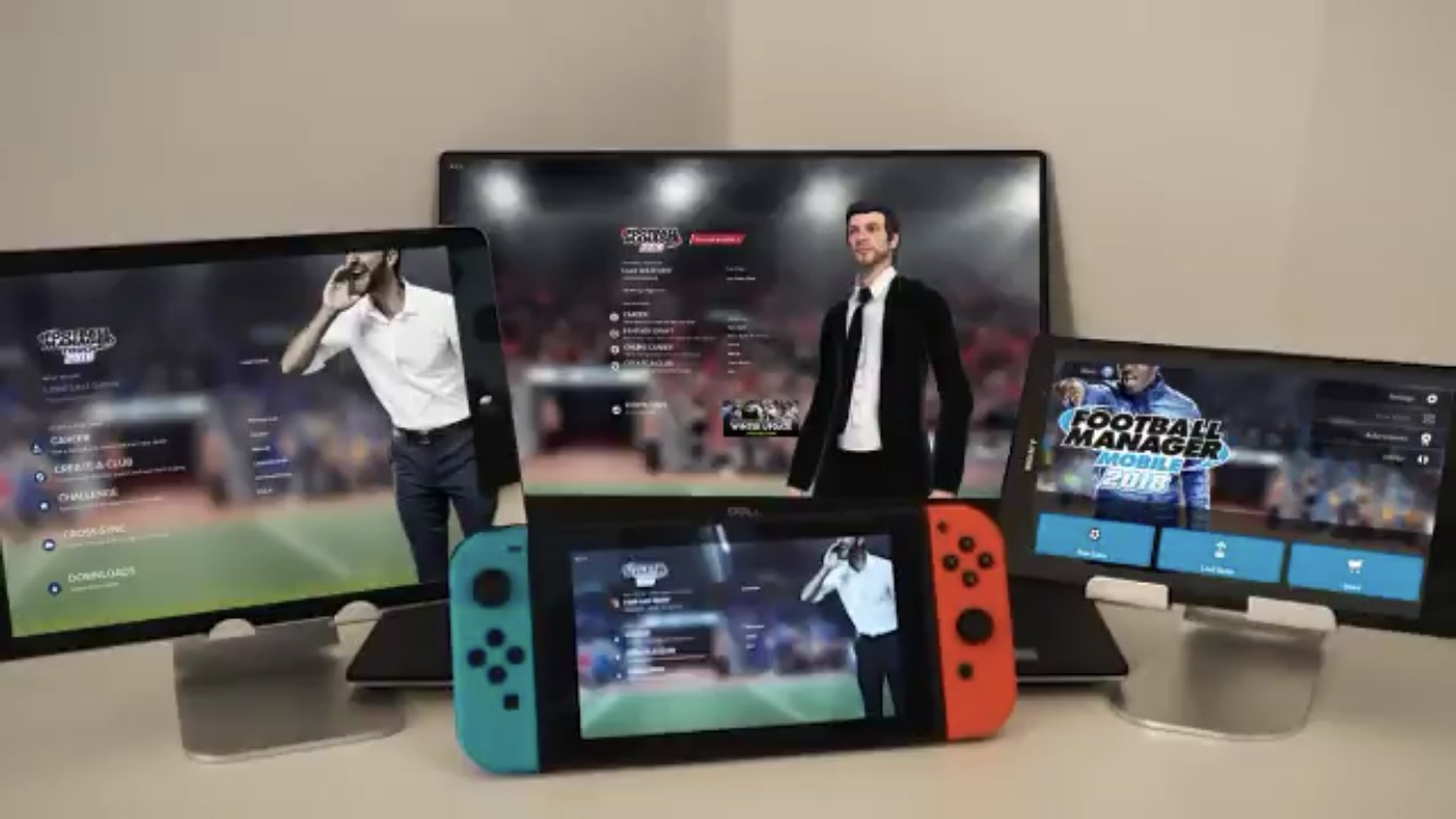 Football Manager 2018将登陆Switch平台,官推