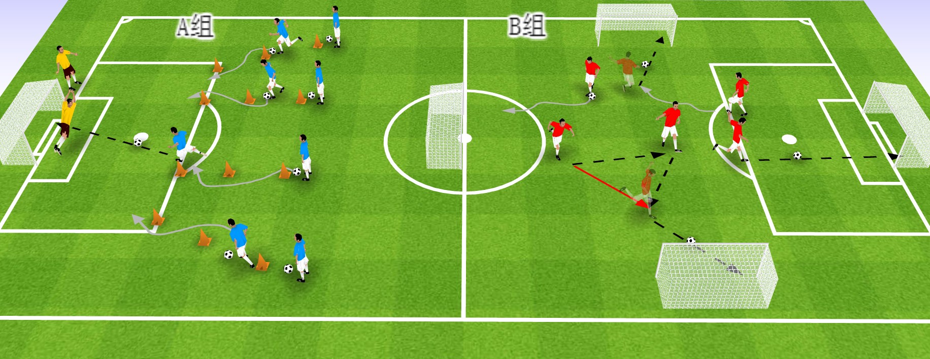 足球教案:迅速提升球员射门能力的四种训练方
