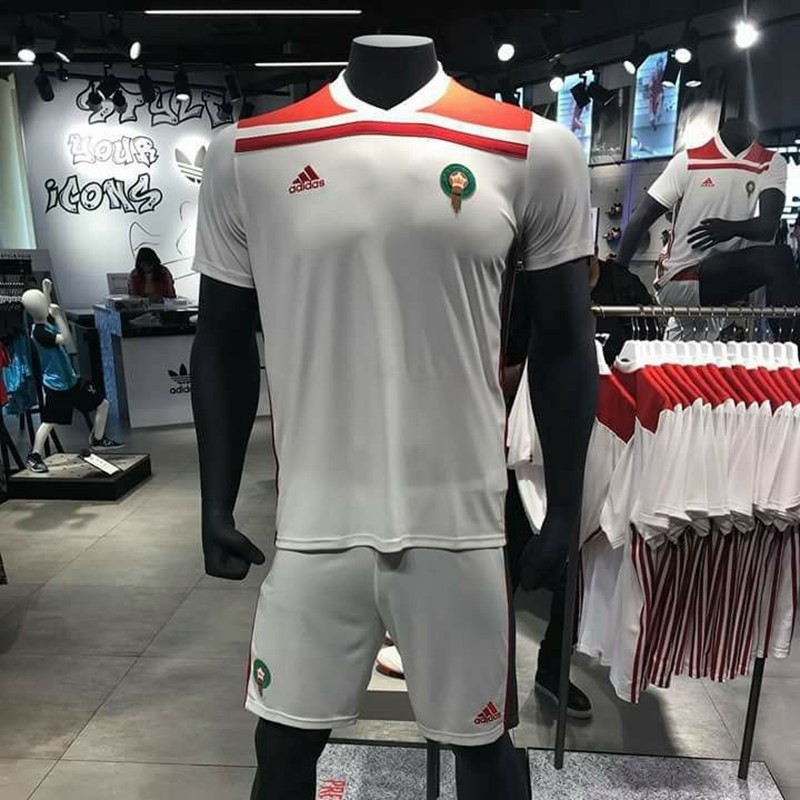 姗姗来迟,摩洛哥国家队2018世界杯主客场球衣