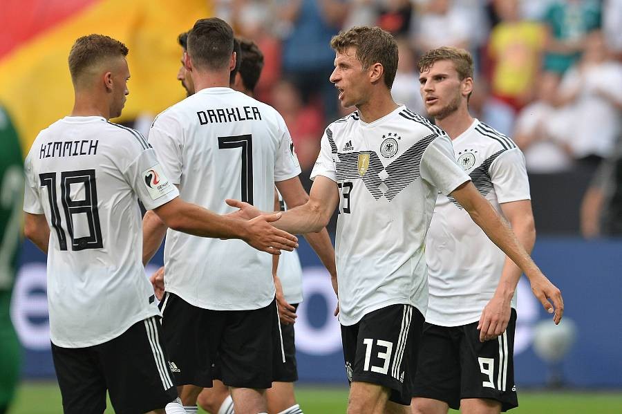 德国2-1沙特,罗伊斯献助攻又中柱,维尔纳破门,