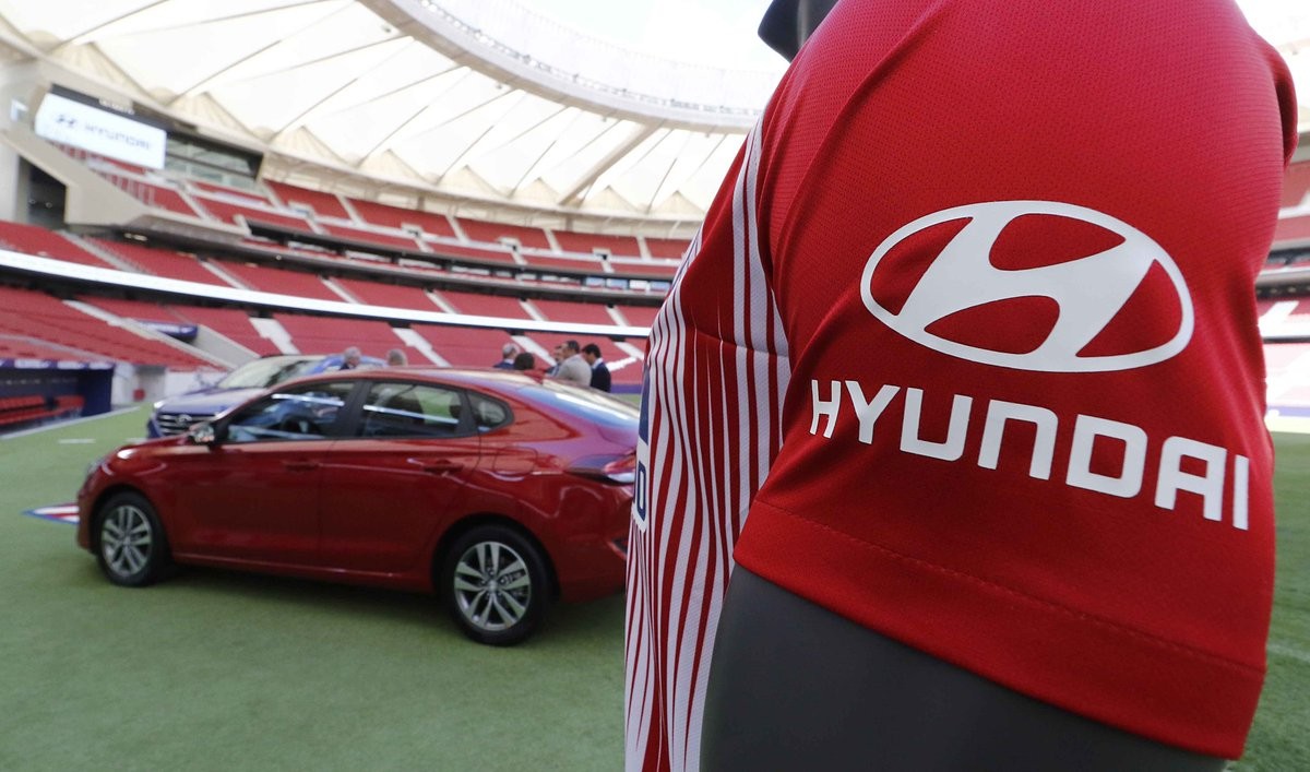 现代汽车成为马德里竞技全新合作伙伴和衣袖广