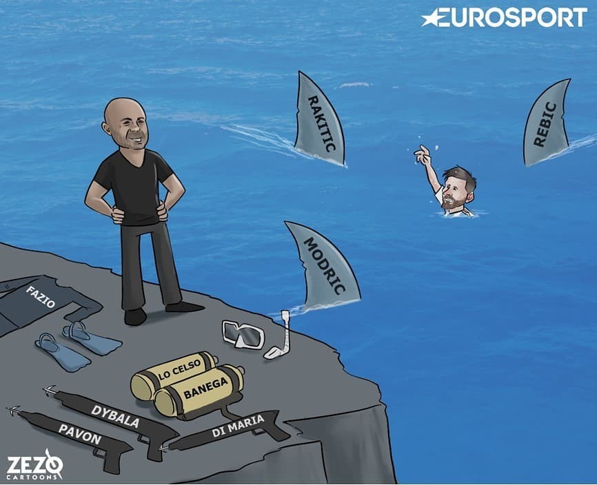 漫画世界杯之无私:击败冰岛救梅西,惜败阿根