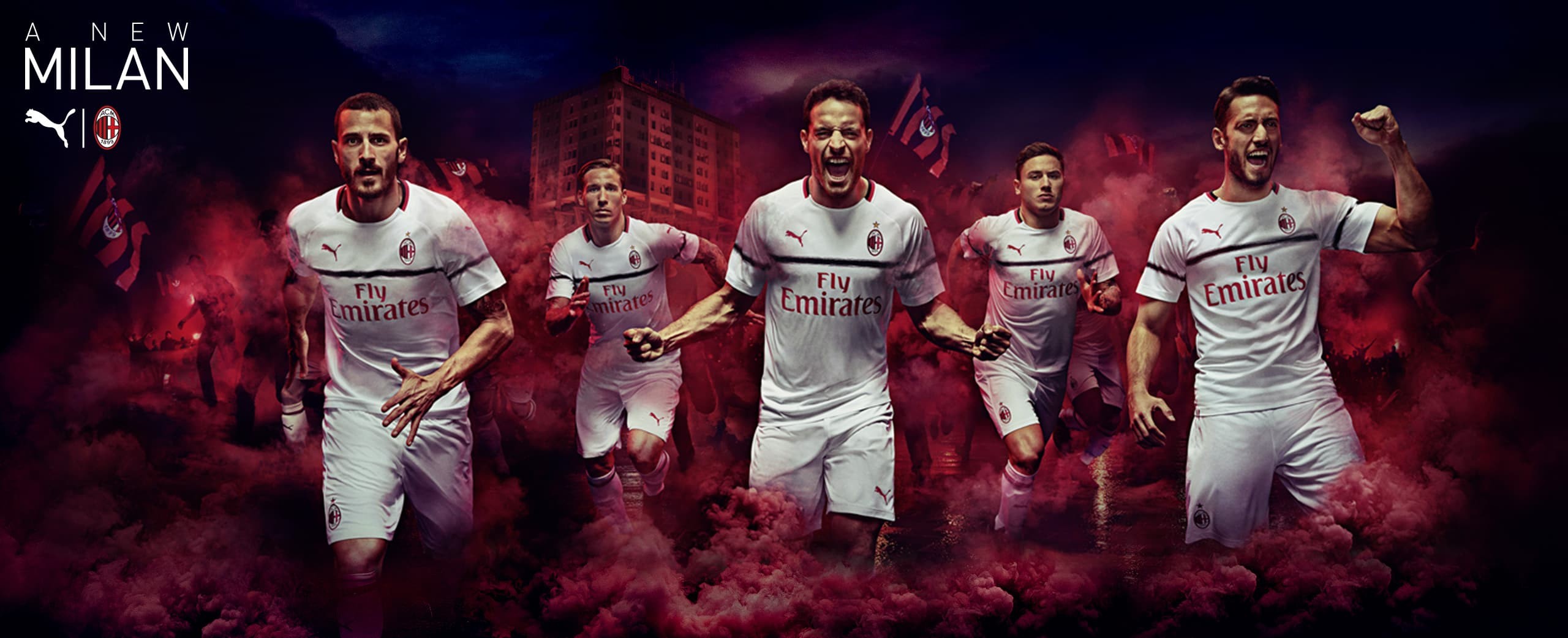 红黑恶魔!AC米兰2018\/19赛季客场球衣发布!