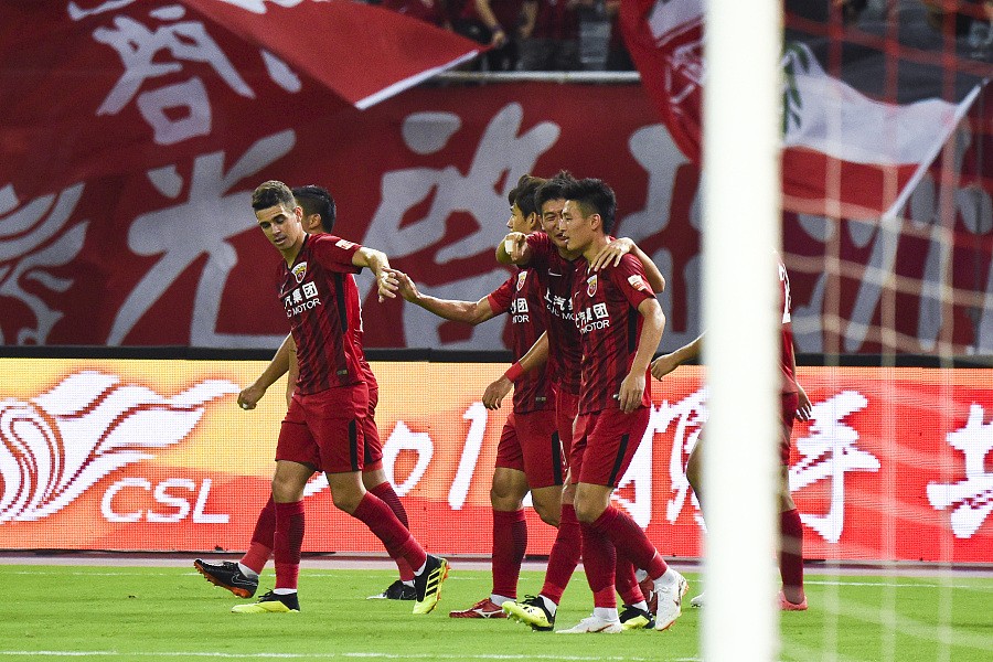 上海上港4-1天津权健 上海上港vs天津权健全场战报