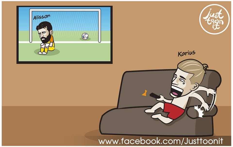 国外也有段子手:门将玩火也是一种传承?