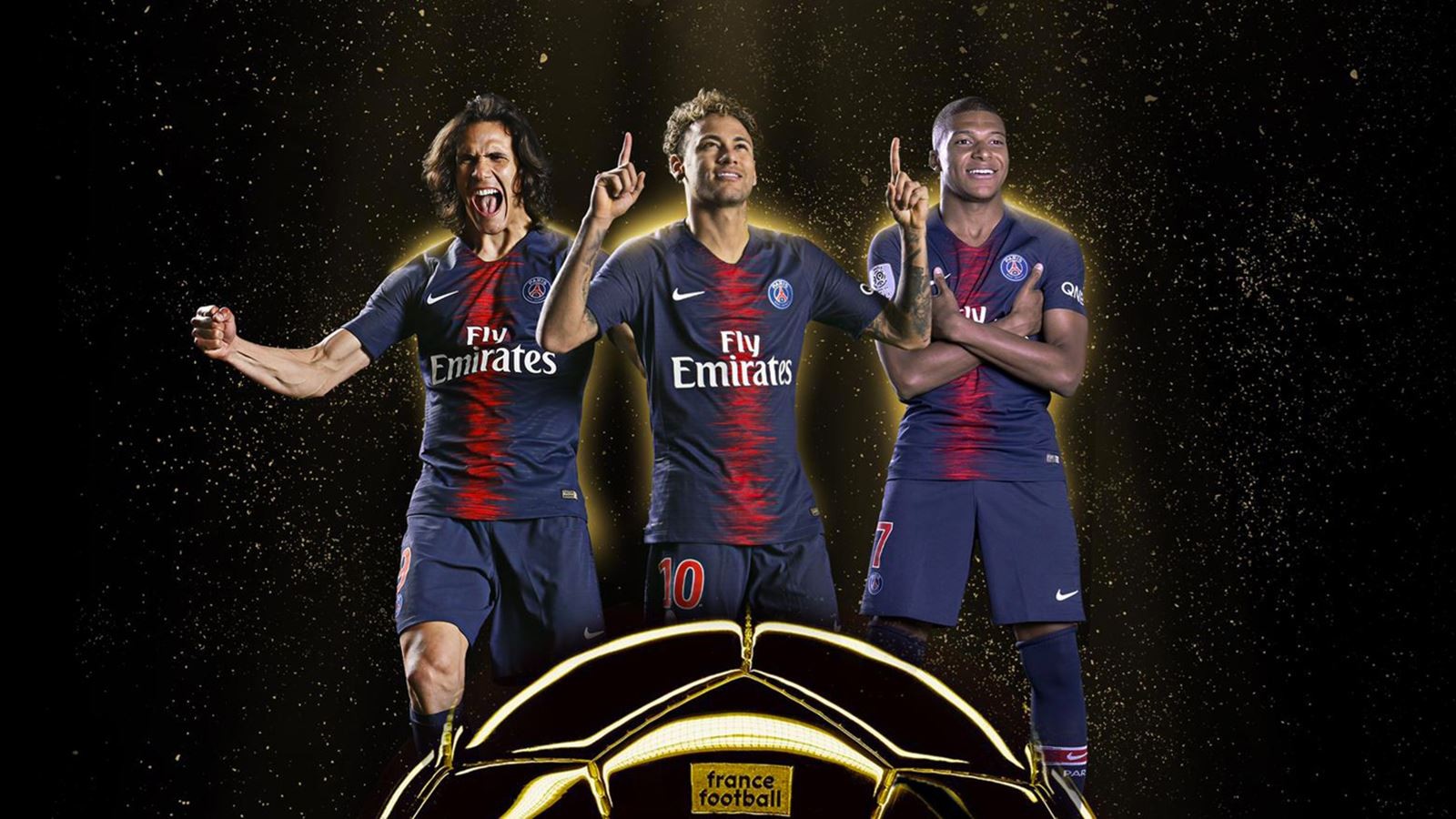 大巴黎最强三叉戟入围金球奖决选名单!